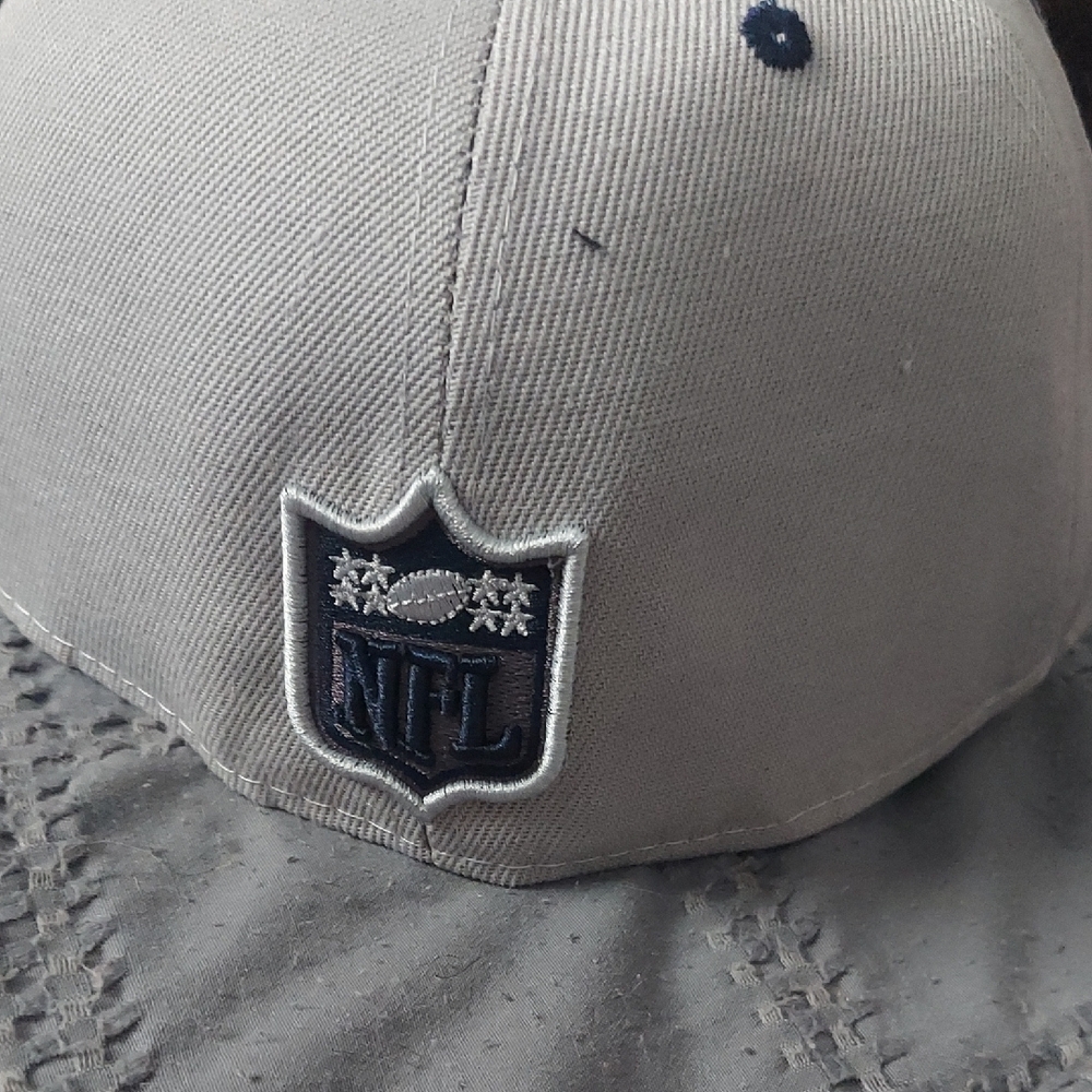 New Era Gray and Blue Star Logo Hat - Picture 3 of 3